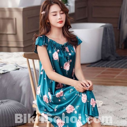 PRINT SOFT WOMAN NIGHTIES FOR WOMAN NIGHTY FASHION STYLE